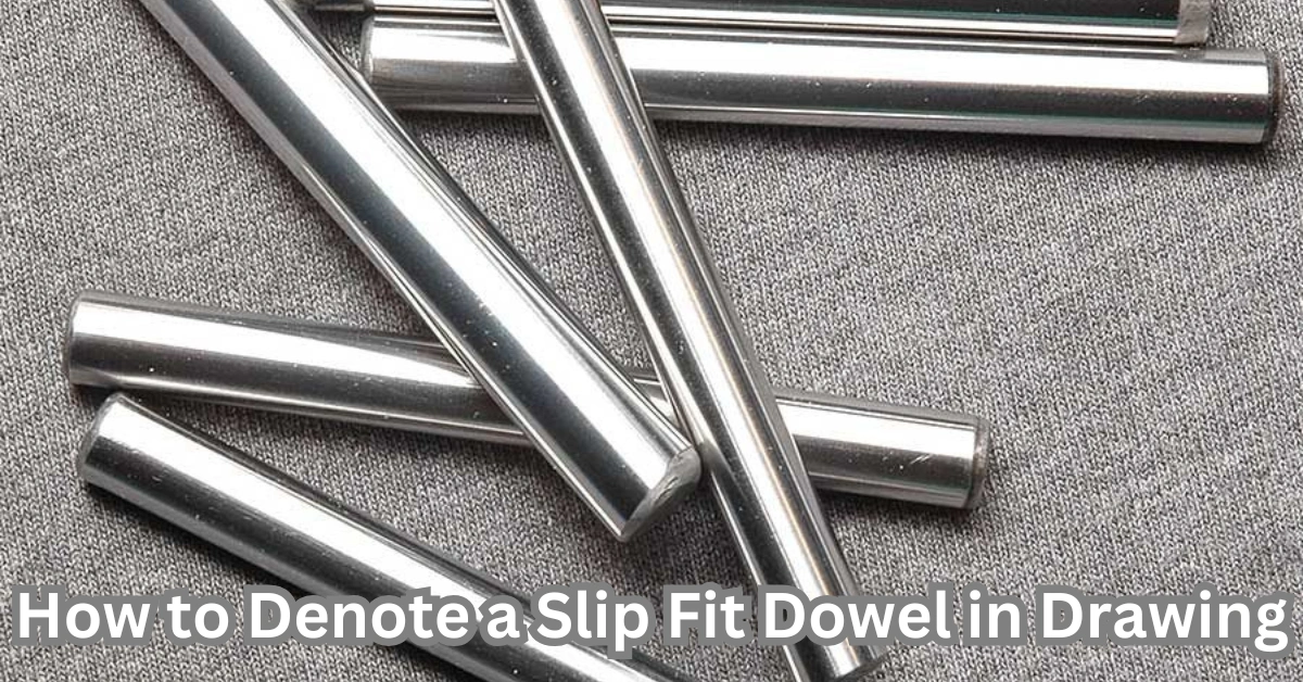 How to Denote a Slip Fit Dowel in Drawing