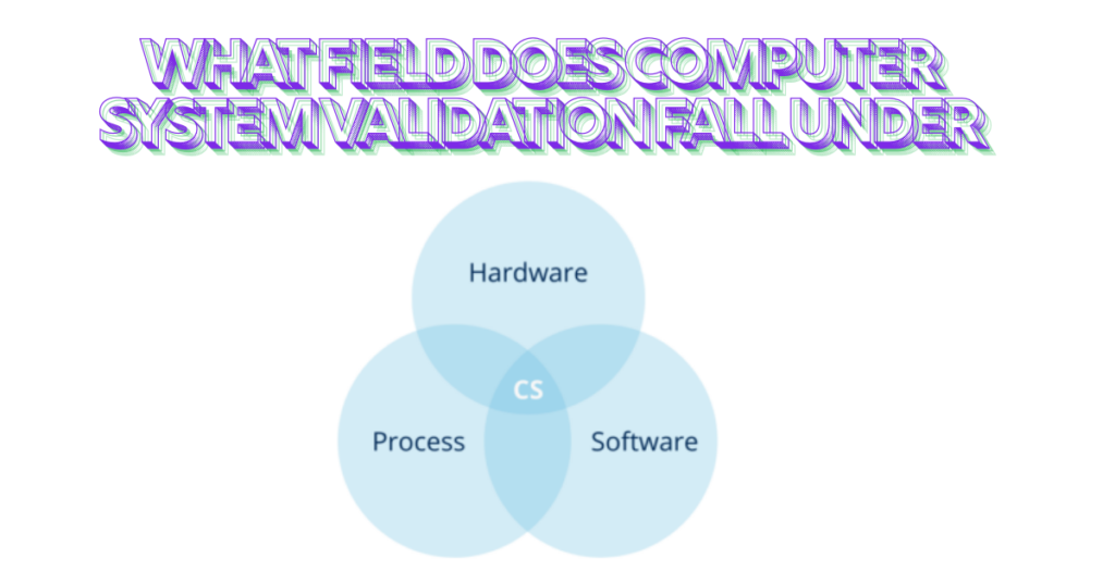 WHAT FIELD DOES COMPUTER SYSTEM VALIDATION FALL UNDER